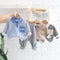 Spring and Autumn Boys Long Sleeve Pants Set Two-Piece Set
